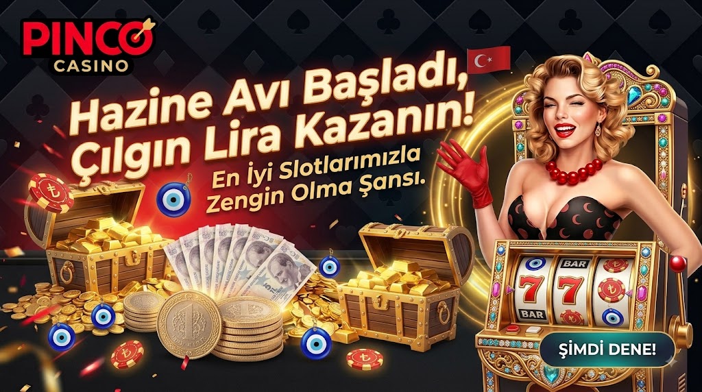 Pinco casino mobil ve slot temalı görsel